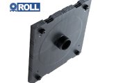 FL06 - roll flange 840x800 plastic end-wall