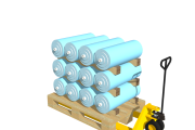 PC04-250-I sella per porta bobine in cartone diametro 250-265 mm per 4 posizioni