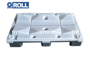 RCV08 – 800x1200 cradle plastic pallet 4-ways for 1 or 2 rolls suitable for clean room