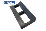 RP03 – 600x1000 small 2- way plastic pallet for reels up to 1100 mm for roll warehouse