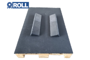 SB01 - stabilo RPMT rubber mat kit and 2 plastic wedges KU04-570 to transform into roll cradle pallets
