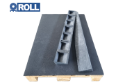 SB02 - stabilo RPMT rubber mat kit and 2 plastic wedges KU04-1143 to transform into roll cradle pallets