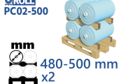 PC02-500-I stacker roll cradle sticko paper 480-500 mm diameter for 2 positions