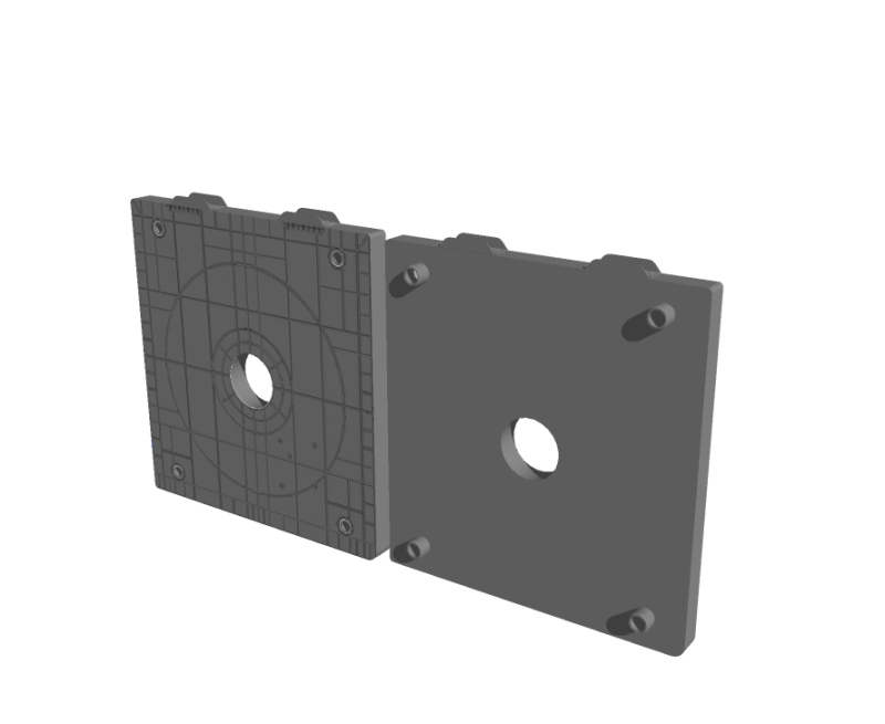 FL06S - no plug - roll flange 840x800 plastic end-wall