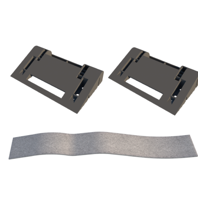 KU10-ST - kit of 2 KU10 plastic wedges + polyethylene foam strip