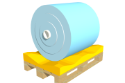 CO02-W - Roll Combo plastic saddle deck with medium hardness for 1 or 2 rolls