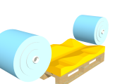 CO02-W - Roll Combo plastic saddle deck with medium hardness for 1 or 2 rolls