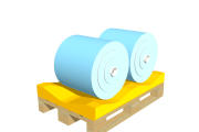 CO02-W - Roll Combo plastic saddle deck with medium hardness for 1 or 2 rolls